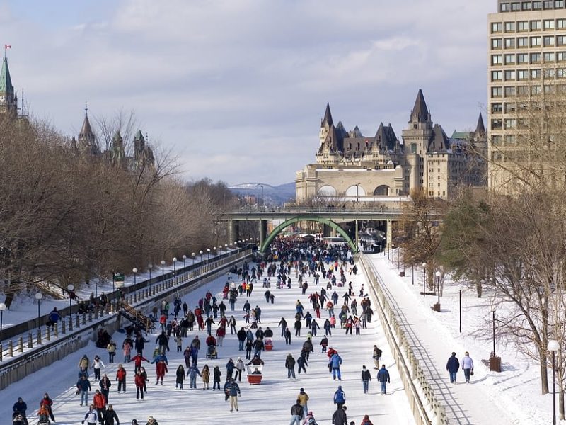 Катание на коньках на Rideau&nbsp;canal